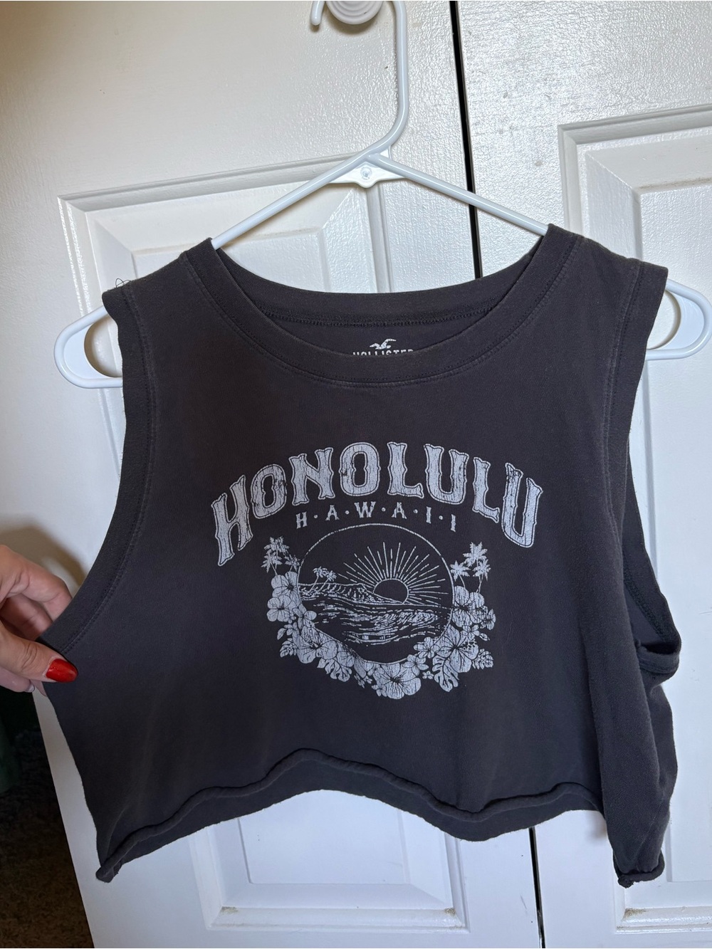 Hollister Cropped Muscle Tee